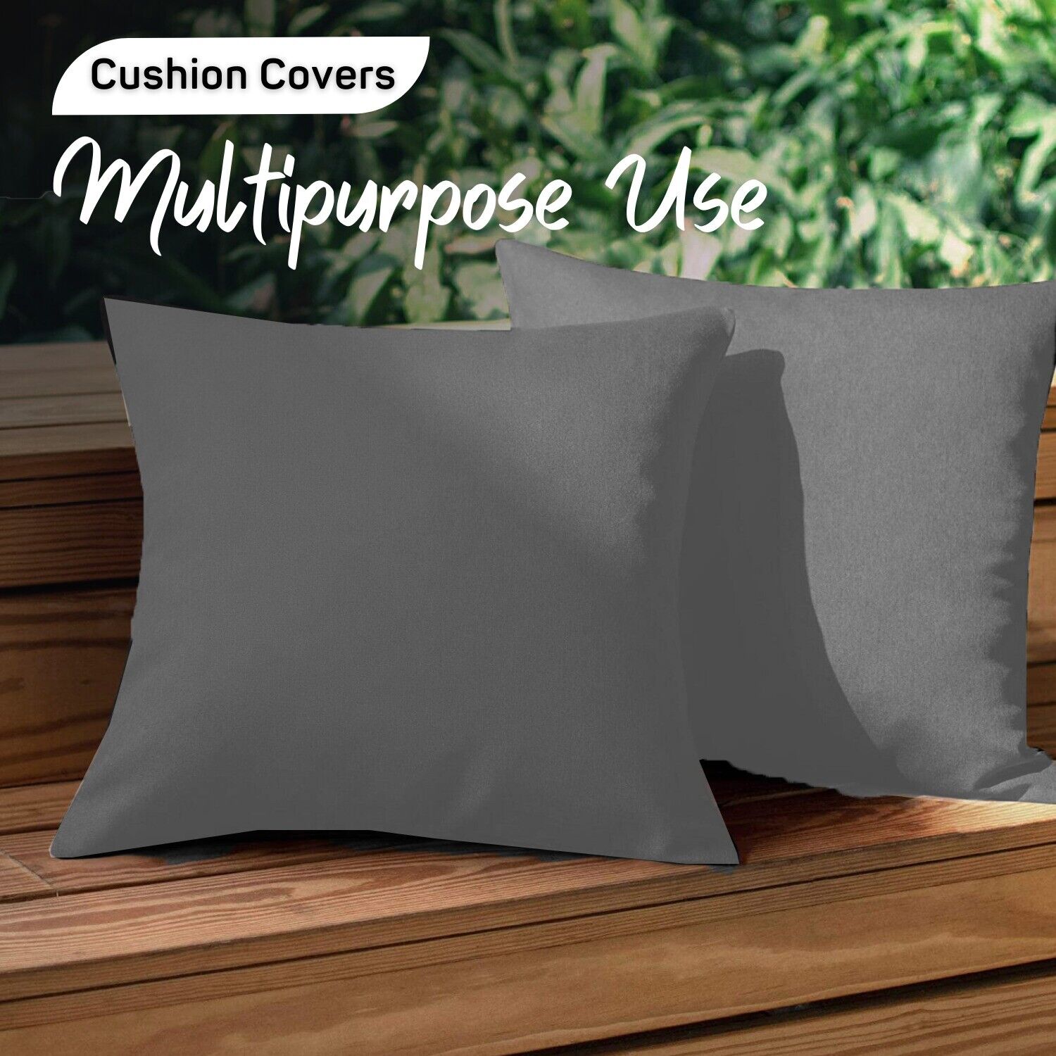 Luxury CUSHION COVERS Polycotton Throw Pillow Cases Size 18 X 18 Sofa Home Décor