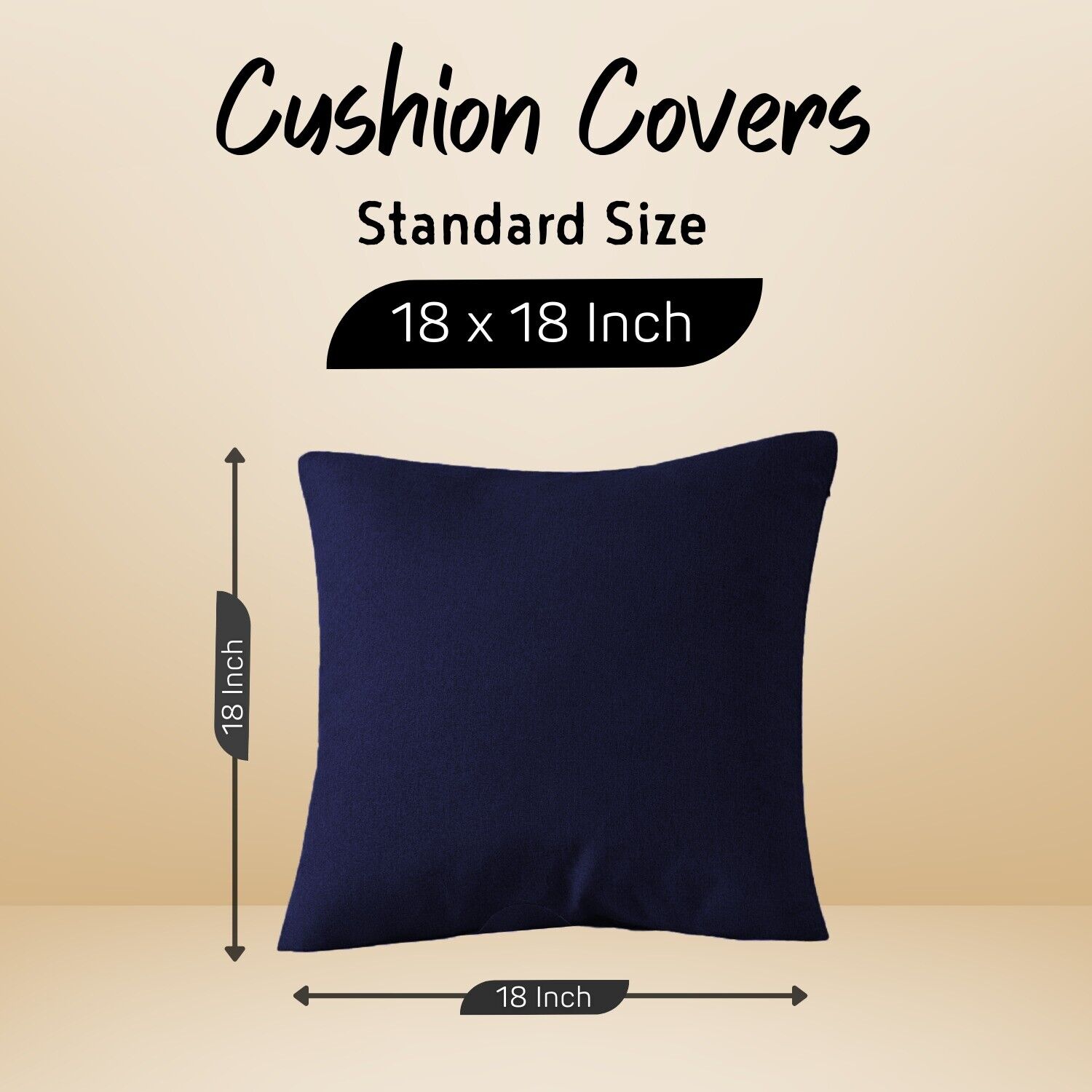 Luxury CUSHION COVERS Polycotton Throw Pillow Cases Size 18 X 18 Sofa Home Décor