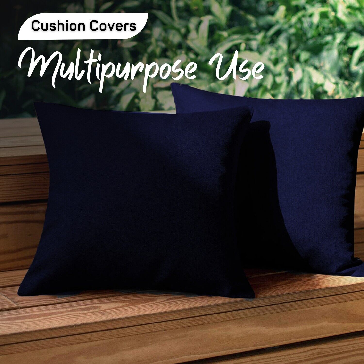 Luxury CUSHION COVERS Polycotton Throw Pillow Cases Size 18 X 18 Sofa Home Décor