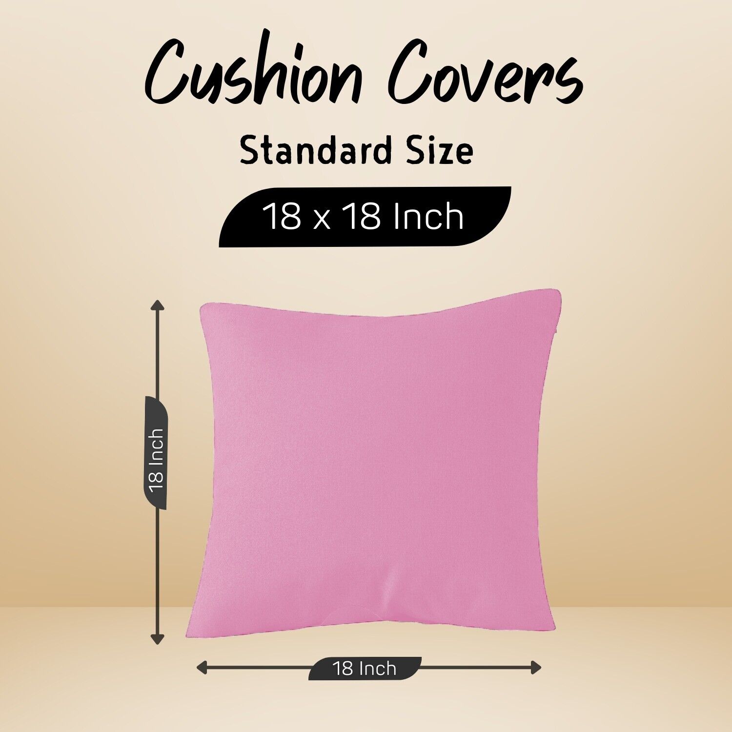 Luxury CUSHION COVERS Polycotton Throw Pillow Cases Size 18 X 18 Sofa Home Décor