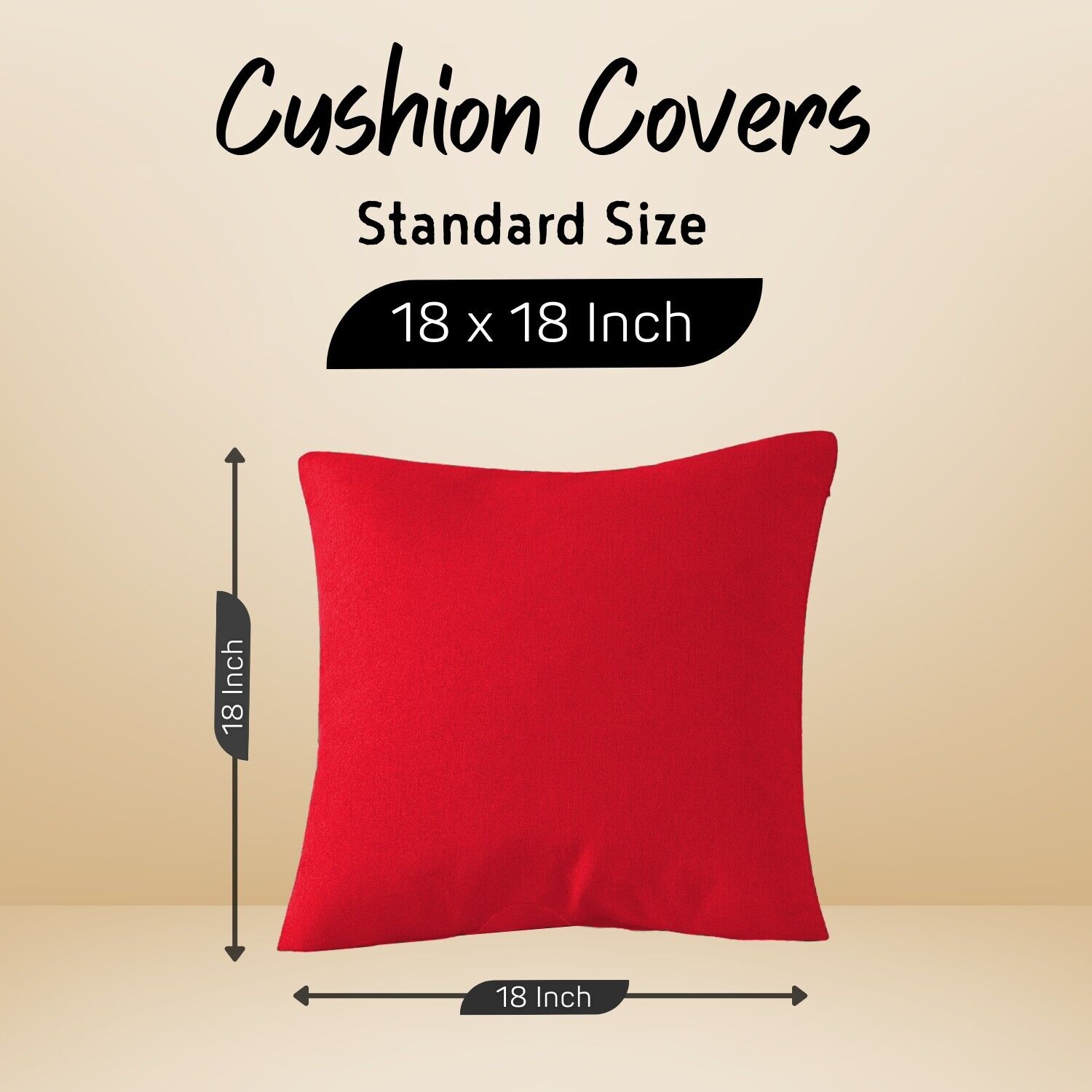 Luxury CUSHION COVERS Polycotton Throw Pillow Cases Size 18 X 18 Sofa Home Décor