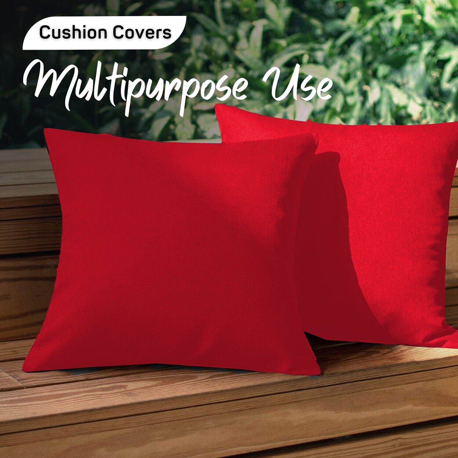 Luxury CUSHION COVERS Polycotton Throw Pillow Cases Size 18 X 18 Sofa Home Décor