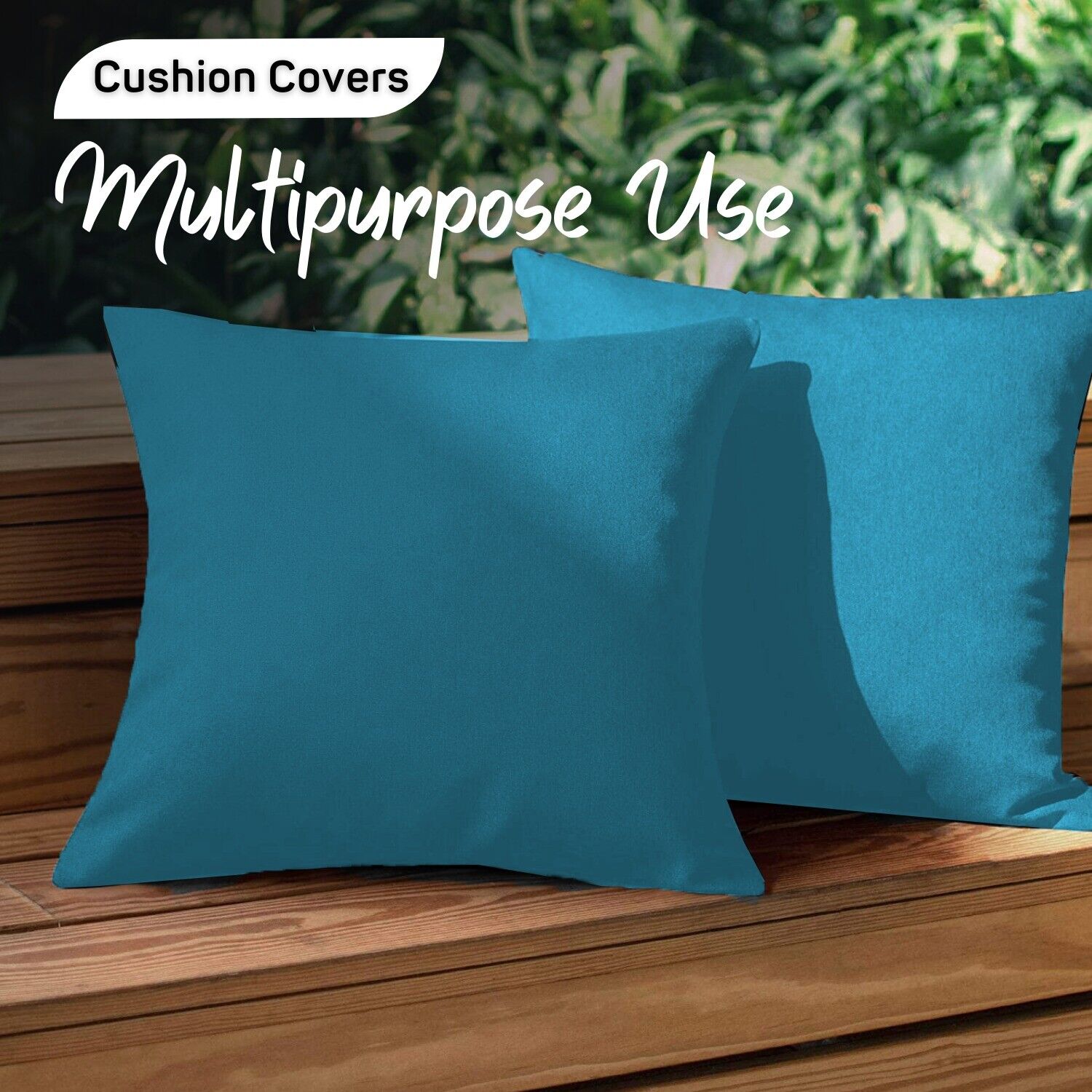 Luxury CUSHION COVERS Polycotton Throw Pillow Cases Size 18 X 18 Sofa Home Décor