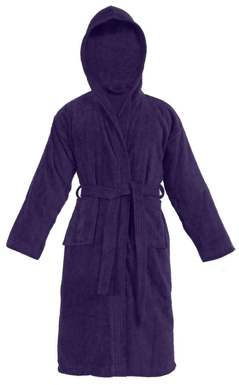 UNISEX LUXURY EGYPTIAN COTTON TERRY TOWELLING BATH ROBE DRESSING GOWN TOWEL SOFT