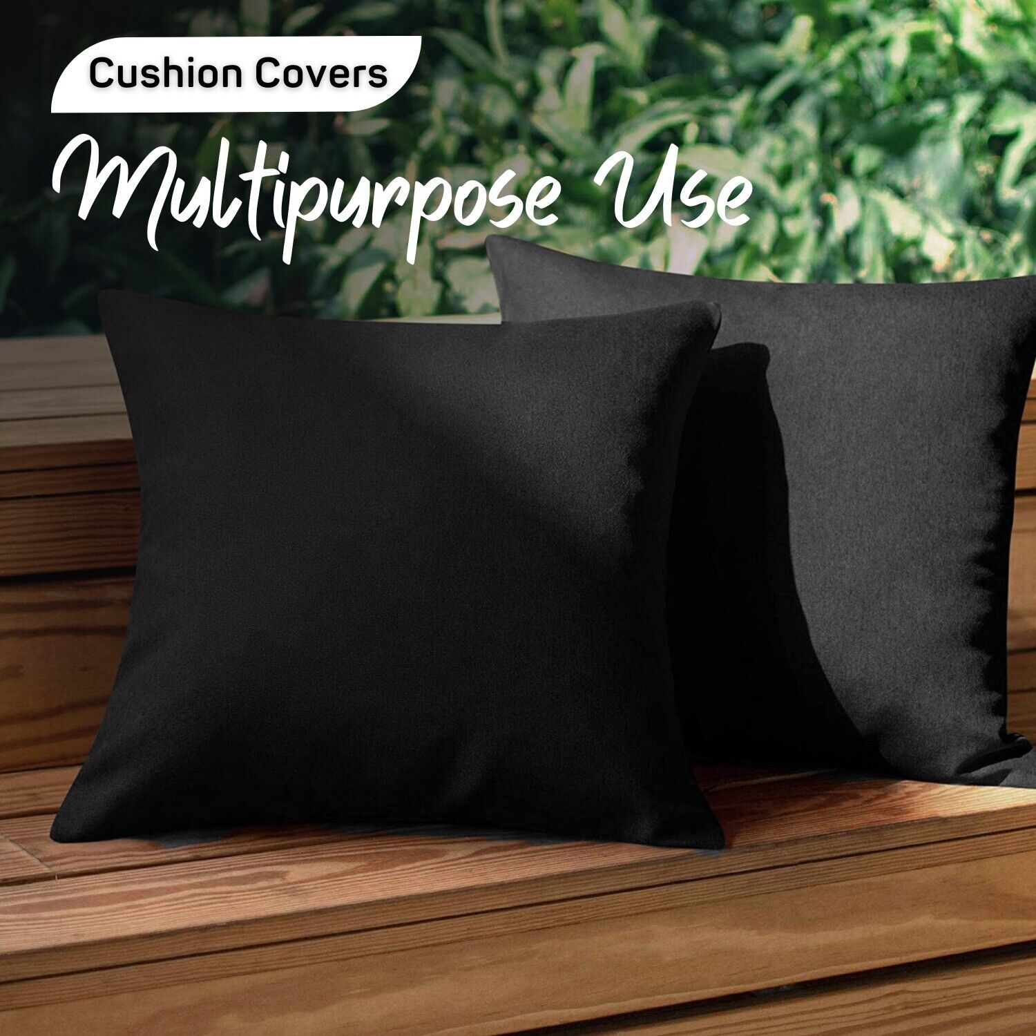 Luxury CUSHION COVERS Polycotton Throw Pillow Cases Size 18 X 18 Sofa Home Décor